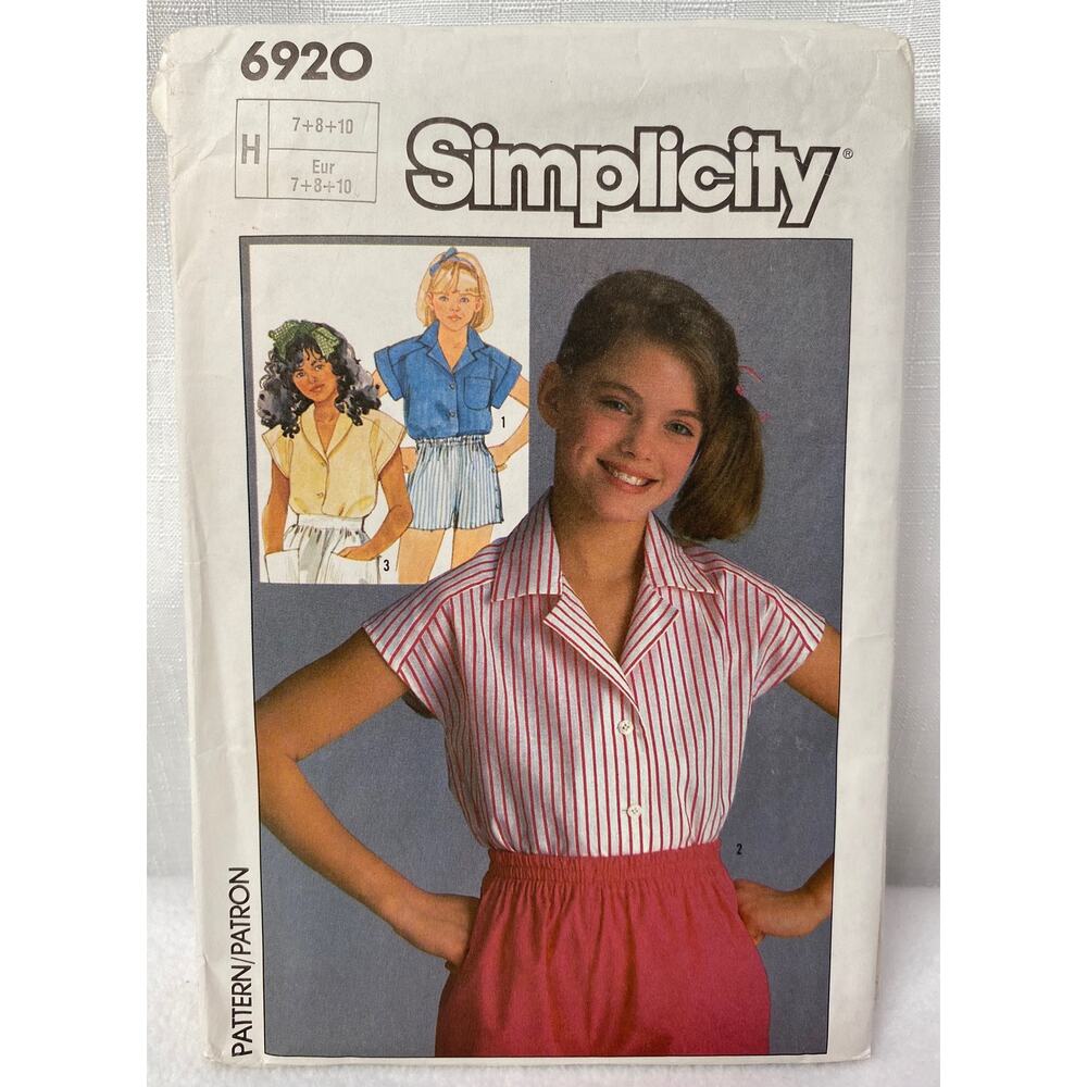 Sewing Patterns Lot of 5 Vintage Girl Simplicity & McCalls Uncut